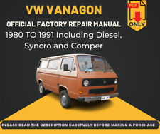 VW Vanagon Factory Repair Manual 1980-1991