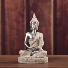 Sandstone India Buddha Statue Fengshui Sitting Buddha Sculpture Figurines