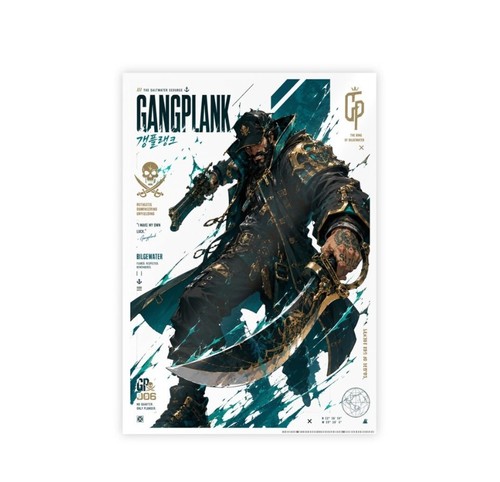 Gangplank league legends - gangplank,