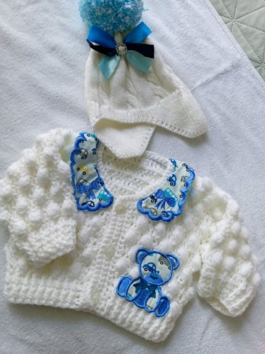 Handmade baby crochet 2pc - baby,