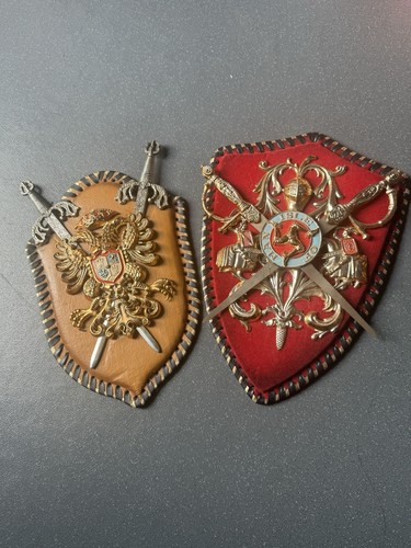 Vintage heraldic wall - heraldic, plaques