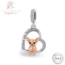 Chihuahua Dog Charm Genuine