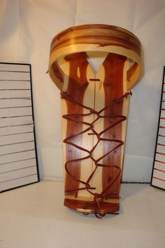 Navaho cedar wood papoose baby - cedar,