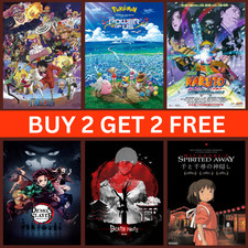 CLASSIC ANIME POSTERS WALL ART