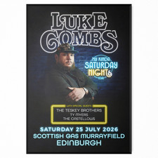 Luke Combs Concert Poster 24