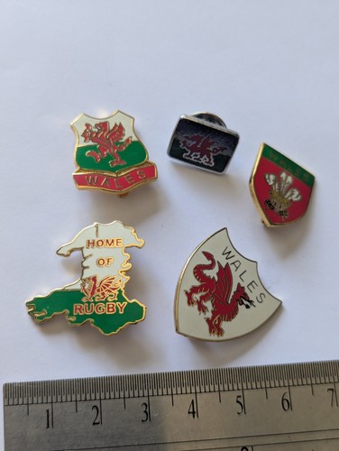 Wales enamel pin badges lot - wales,