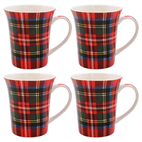 Scottish red stewart tartan - scottish,