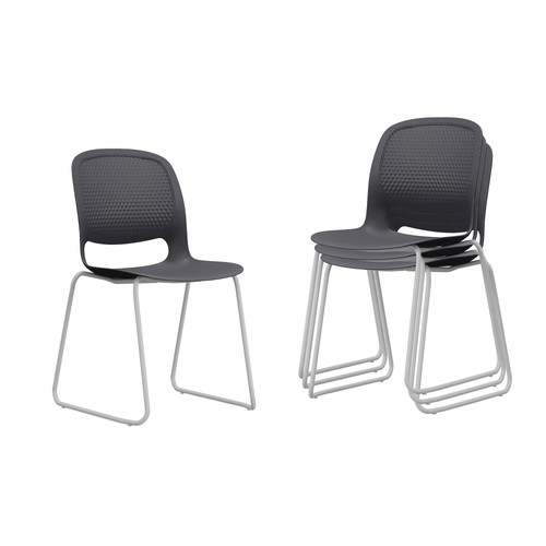 Modern stacking chairs - chairs, set