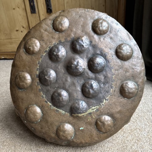 Antique large copper round - large,