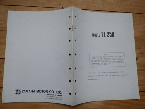 Yamaha model 250 - yamaha, tz