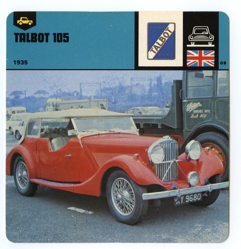 Talbot 105 production - talbot,
