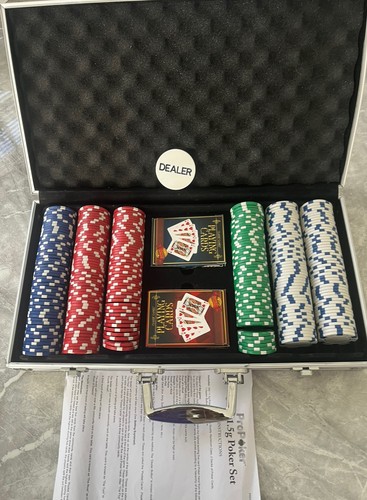 300pc poker set - poker, aluminium