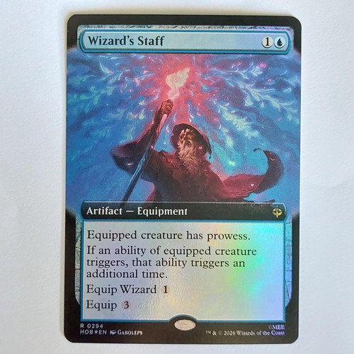 Wizard staff - wizard's, (extended