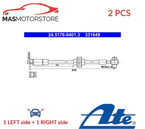 Brake hose line pipe ate - hose,