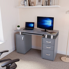 3 Drawer Computer Desk Home