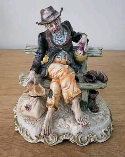 Vintage capodimonte figurine - vintage,