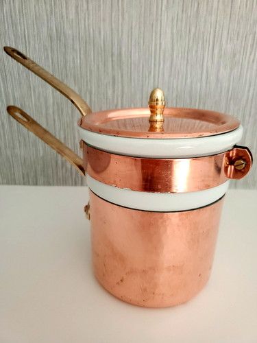 Vintage french hammered copper - vintage,