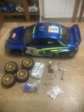 NEW BUILT COMPLETE TAMIYA 44031 VINTAGE 1/8 TGX SUBARU IMPREZA WRC 2001 VERSION