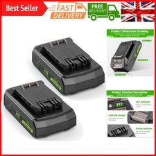 2 Pack Greenworks 24V 2000mAh