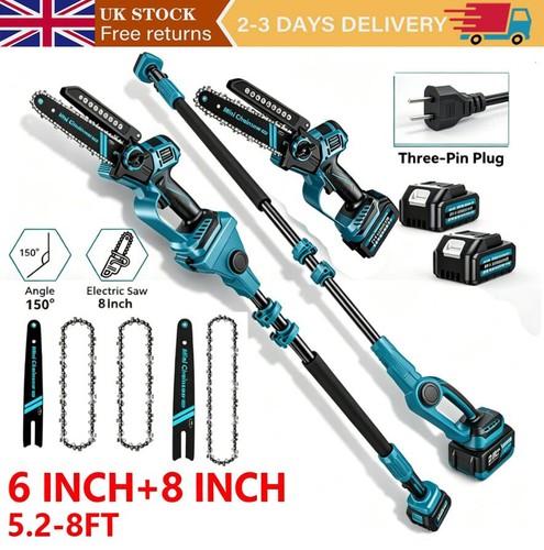 15ft 8in electric cordless - 6+8in,