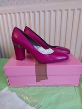 Roberto Botella Fuschia Leather Heels Pumps Court Shoes UK 5 EUR 38