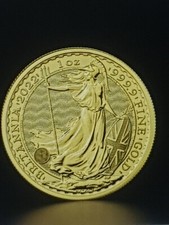 5x 1OZ PURE GOLD BRITANNIA