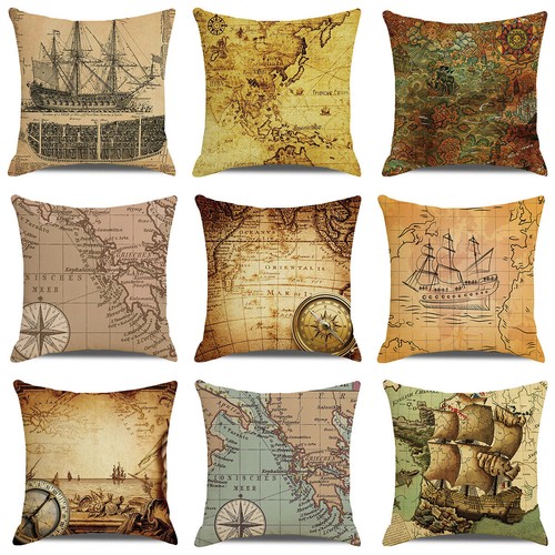 Linen vintage old world - old,