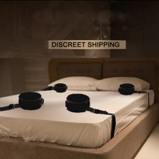 Bed Restraints Harness BDSM Mattress Bondage Adult Wrist Ankle Straps Handcuffs