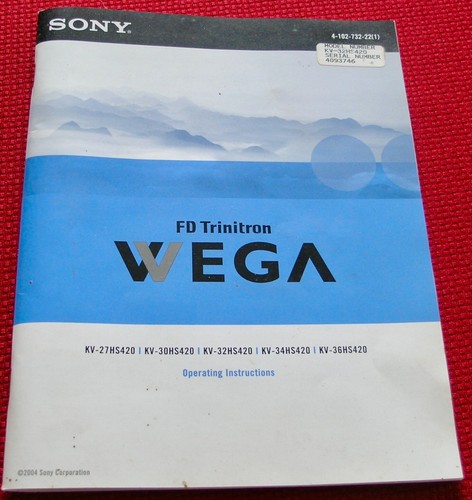 Sony trinitron wega - trinitron, tv