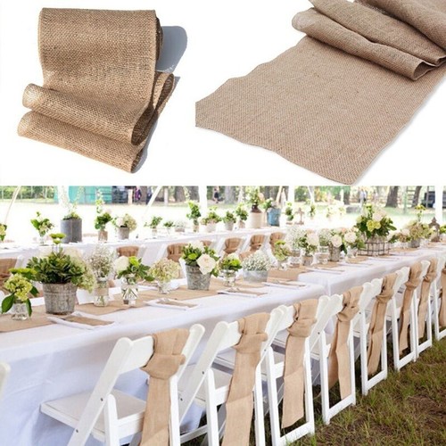 Hessian table runners - hessian,