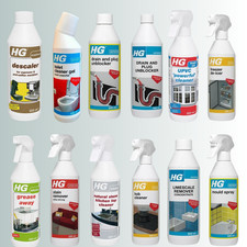 HG Specialist Household Cleaners Kitchen Bathroom Drain Limescale Mould Removers