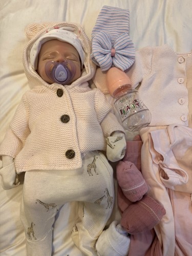 Full silicone baby girl - baby, doll