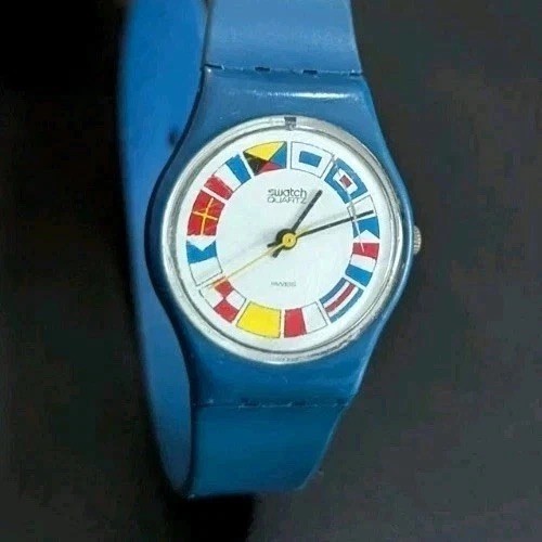 Vtg 80s swatch flags - vtg,