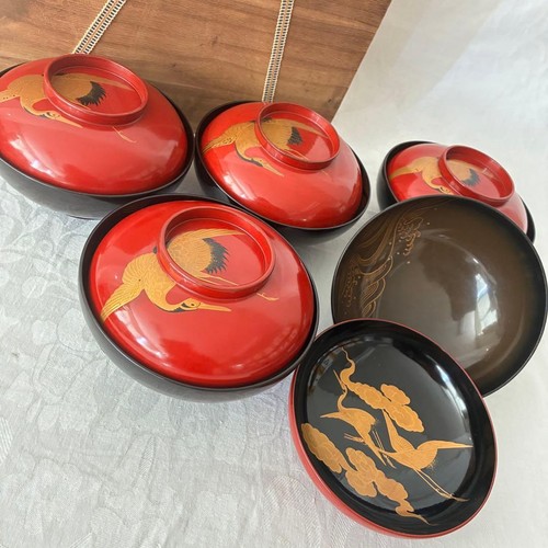 Vintage hinodezuru gold makie - hinodezuru,