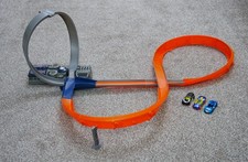 Hot Wheels Raceway Track Loop the Loop 3 in 1 With 3 Cars | Good Condition