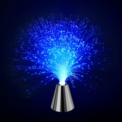 Sensory fiber optic lamp - -, led