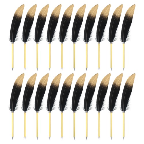 20pcs feather ballpoint pens - 20pcs,