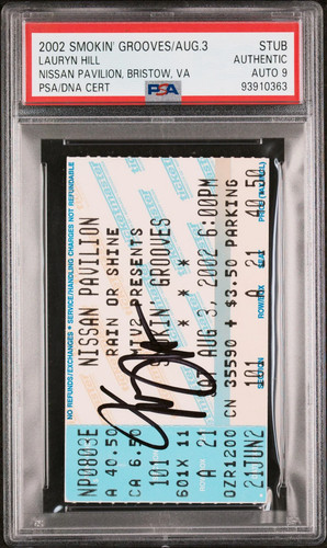 Lauryn hill signed autographed - lauryn,