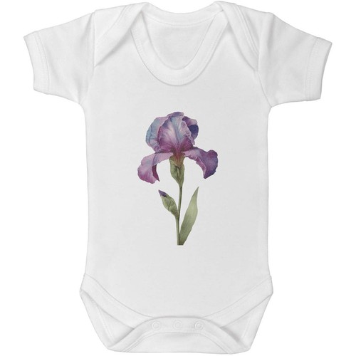 Purple iris flower - 'purple, baby