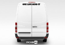 One life send - it, sticker/decal