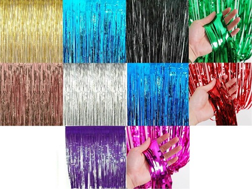 Shimmer foil door curtains - shimmer,