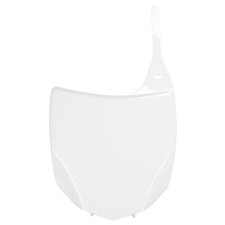 UFO Kawasaki KXF250/450 (09-12) White Front Number Plate KA03797