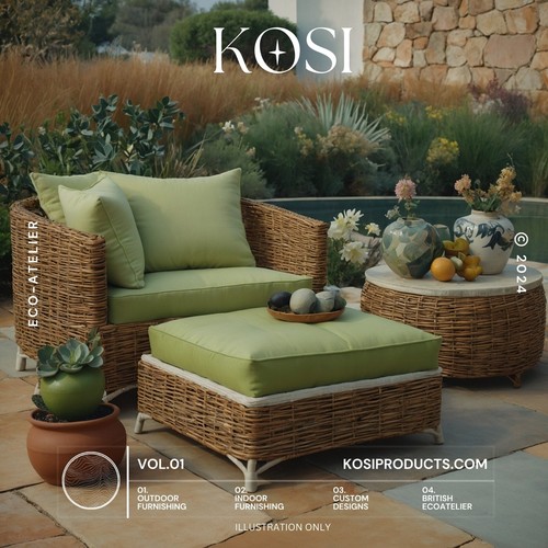 Rattan patio furniture sofa - rattan,