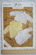 2002 Teddy Knitting Yarns 7202  jacket cardigan & sweater, DK, prem - 18 months