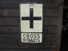 pre worboys road sign,vintage