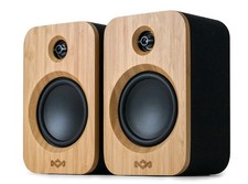 House of Marley Get Together Duo Bookshelf Speakers - Bluetooth Speakers with