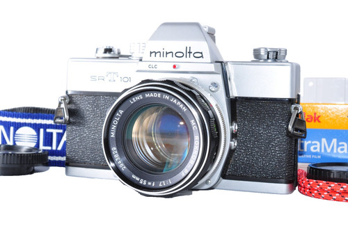 Minolta srt101 silver 35mm - 35mm, slr