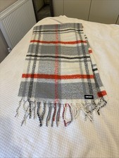 Dkny ladies scarf grey white - dkny,