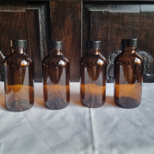 Vintage amber glass - vintage, apothecary