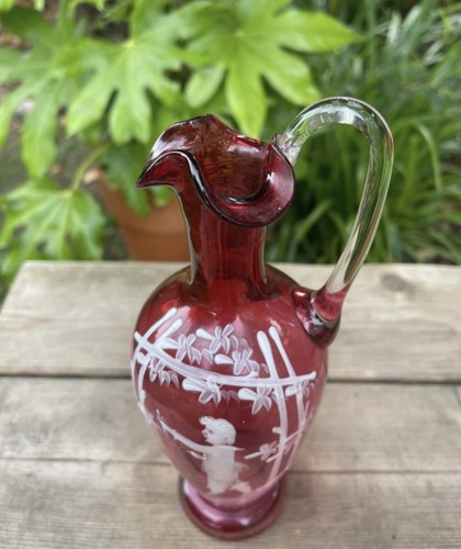 Antique victorian mary gregory - mary,